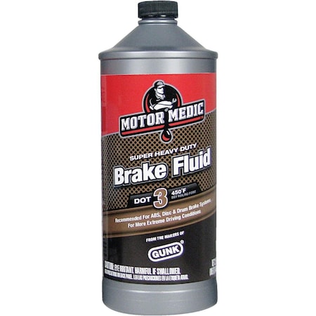 Motor Medic MotorMedic 32 Oz. Super Heavy-Duty DOT 3 Brake Fluid M4332